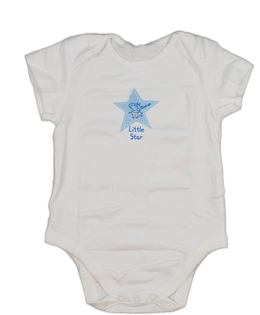 Bílé body s hvězdou Prasátko Pepa 