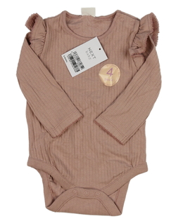 Nové růžové body s volánky Next