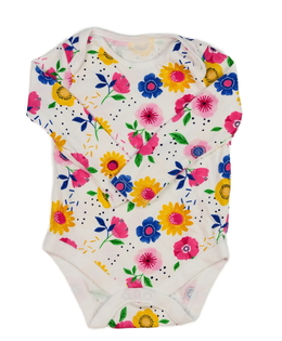 Bílé květinové body F&F