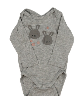 Šedé melírované body se zajíčky H&M