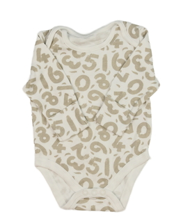 Krémové body s číslicemi 