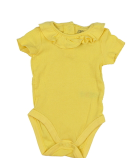 Žluté žebrované body s límečkem F&F