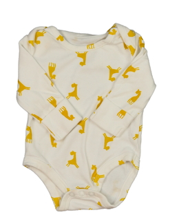 Bílé body se žirafami 