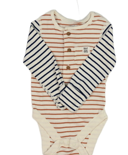 Krémové barevně pruhované body M&S