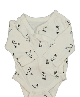 Krémové body se žirafami 