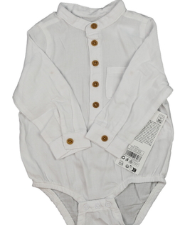 Nové bílé košilové body 