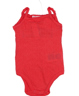 Červené madeirové tílkové body