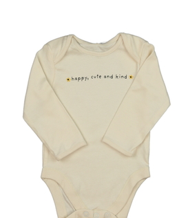 Krémové body s nápisem George