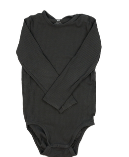 Tmavě šedé žebrované body H&M