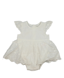 Bílé zdobné šatové body Primark 