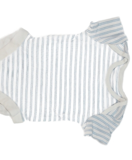 Bílé body s modrými pruhy F&F