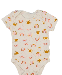 Krémové body s duhou Primark 