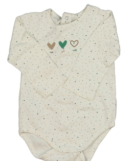 Bílé body se srdíčky Mayoral
