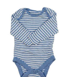 Modro-bílé pruhované body George