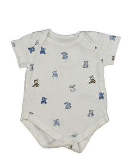 Bílé body s plyšáčky Nutmeg