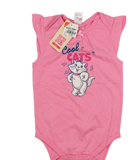 Nové růžové body s kočičkou Disney 