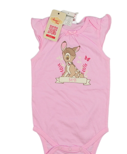 Nové růžové body Bambi Disney 