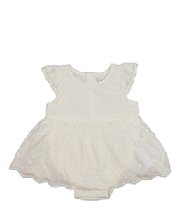 Bílé zdobné šatové body Primark 