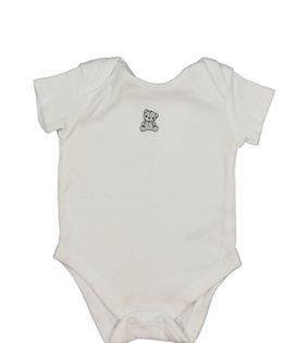 Bílé body s medvědem Nutmeg