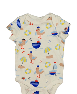 Krémové body s mořskou tématikou 