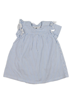 Modré pruhované šatové body H&M