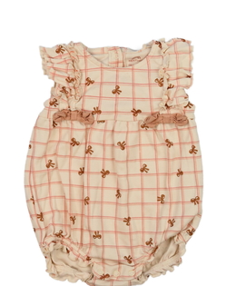 Hnědé body s volánky a mašlemi Next