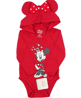 Nové červené body s kapucí Minnie Disney