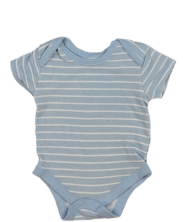 Modro-bílé pruhované body 