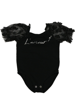 Černé zdobné body River Island 