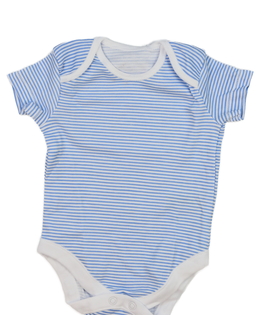 Modro-bílé pruhované body Nutmeg