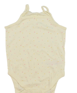 Žluté tílkové body s kolečky Primark 