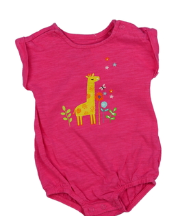 Růžové body se žirafou Mothercare