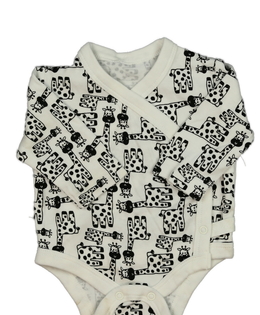 Bílé body se žirafami 2,5-3,4 kg 