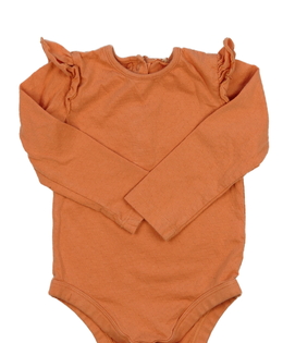 Oranžové body s volánky Tu