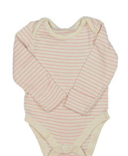 Krémovo-růžové pruhované body M&S