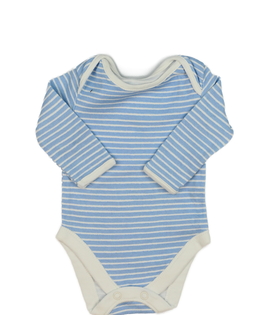 Modro-bílé pruhované body George