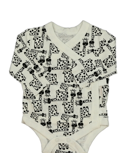 Bílé body se žirafami 2,5-3,4 kg 