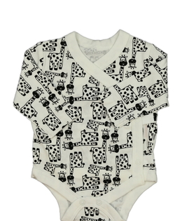 Bílé body se žirafami 2,5-3,4 kg 