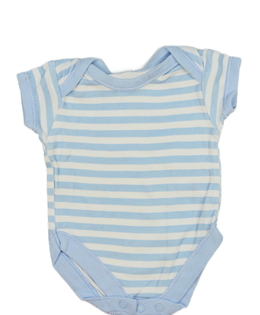 Modro-bílé pruhované body George