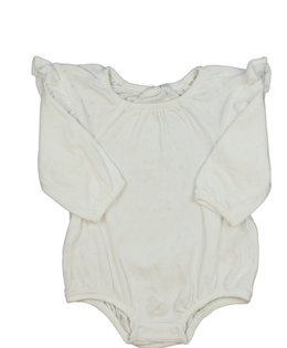 Bílé madeirové body s volánky F&F