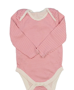 Růžovo-bílé pruhované body Primark 
