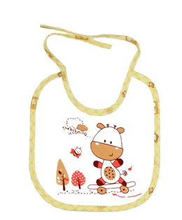 Bílý bryndák s obrázkem na tkaničku