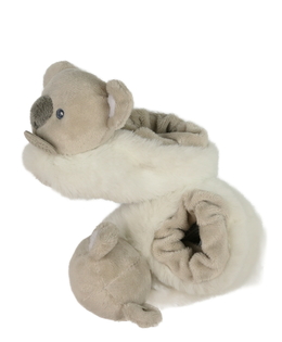 Šedé bačkůrky se zvířátkem