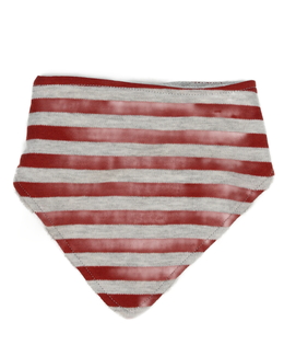 Červeno-šedý pruhovaný bryndák F&F