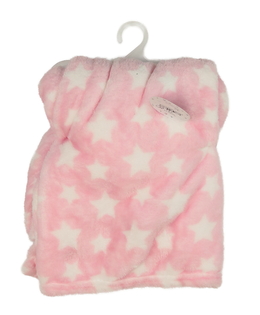 Nová růžová hebká dečka 70x100 cm