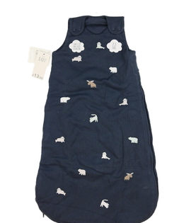Nový krásný modrý spací pytel se zvířátky George