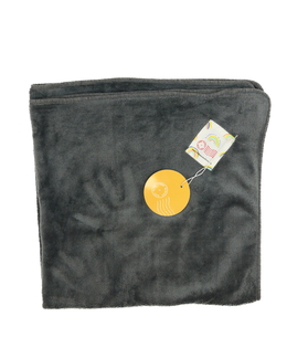 Nová šedá hebká deka 90x80 cm 