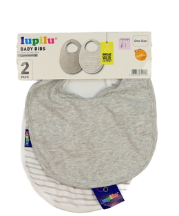 Nový bryndák 2 ks šedý a pruhovaný