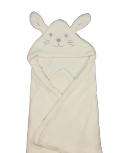 Krémová zavinovací dečka s čumáčkem 