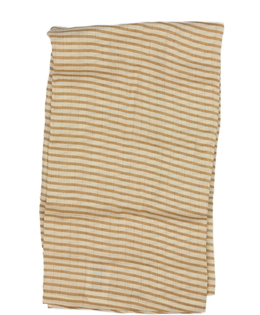 Hnědá mušelínová látka 60x60 cm Medvídek Pú